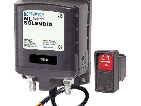 Blue Sea 7718 - ML-Series Solenoid Switch - Stripped Wire - 12V [7718] Online now