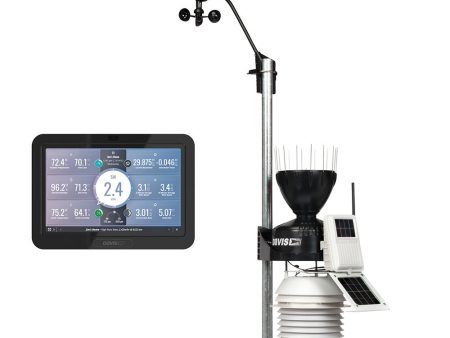 Davis Vantage Pro2 Wireless Weather Station w WeatherLink Console  24hr Fan Aspirated Radiation Shield [6253] Hot on Sale