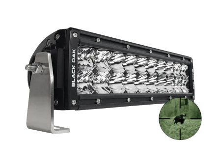 Black Oak Pro Series Double Row Combo Infrared 10  940nm Light Bar - Black [10IR-940] Cheap