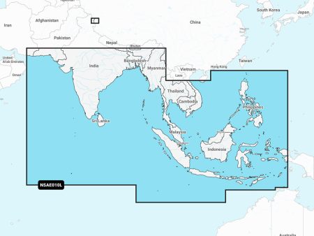 Garmin Navionics+ NSAE010L - Indian Ocean  South China Sea - Marine Chart [010-C1213-20] For Cheap