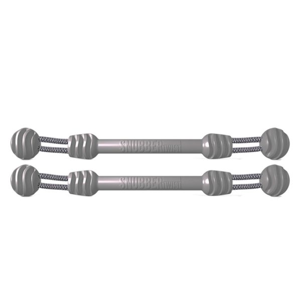 Snubber TWIST - Grey - Pair [S51114] For Sale