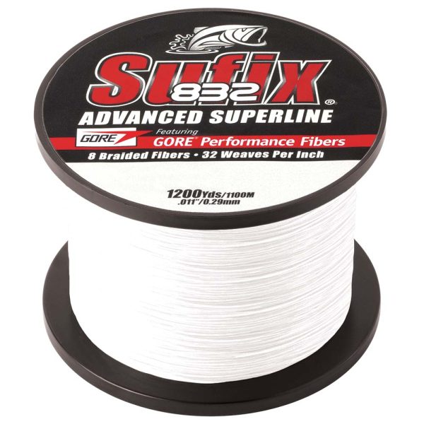 Sufix 832 Advanced Superline Braid - 10lb - Ghost - 1200 yds [660-310GH] For Sale