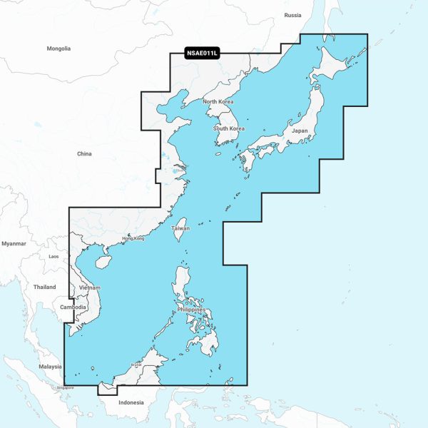 Garmin Navionics+ NSAE011L - China Sea  Japan - Marine Chart [010-C1214-20] Online