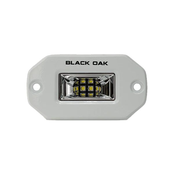 Black Oak Pro Series 2  Flush Mounted Scene Light - White [2FSL-SRPOD10CR] on Sale