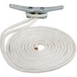 Sea-Dog Double Braided Nylon Dock Line - 5 8  x 25 - White [302116025WH-1] Online