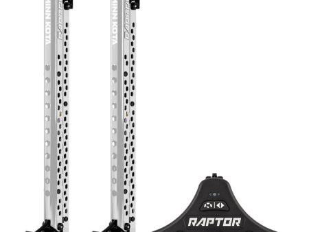 Minn Kota Raptor Bundle Pair - 10  Silver Shallow Water Anchors w Active Anchoring  Footswitch Included [1810633 PAIR] For Discount