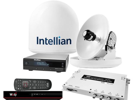 Intellian i2 US System w DISH Bell MIM-2 (w 3M RG6 Cable) 15M RG6 Cable  DISH HD Wally Receiver [B4-209DNSB2] Hot on Sale