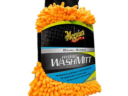 Meguiars Hybrid Wash Mitt - Extremely Plush Microfiber Wash Mitt f Gently Waxing While Washing [X210200] Hot on Sale