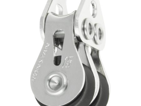 Ronstan Series 15 Ball Bearing Utility Block - Double, Loop Head [RF15202] Online Sale