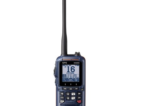 Standard Horizon HX890 Floating 6 Watt Class H DSC Handheld VHF GPS - Navy Blue [HX890NB] For Sale