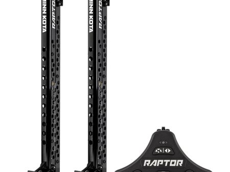 Minn Kota Raptor Bundle Pair - 8  Black Shallow Water Anchors w Active Anchoring  Footswitch Included [1810620 PAIR] Online