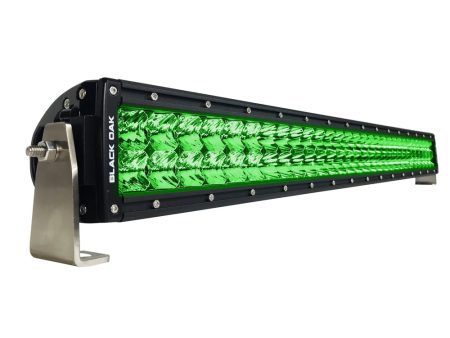 Black Oak Curved Double Row Combo Green Hog Hunting 30  Light Bar - Black [30CG-D3OS] Online