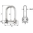 Wichard Self-Locking Large Opening Shackle - 6mm Diameter - 1 4  [01263] Online