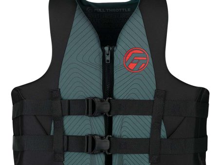 Full Throttle Adult Rapid-Dry Life Jacket - L XL - Grey Black [142100-701-050-22] Hot on Sale