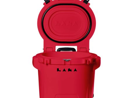 LAKA Coolers 30 Qt Cooler w Telescoping Handle  Wheels - Red [1089] For Sale