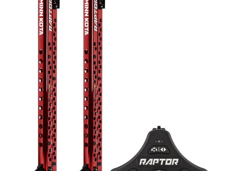 Minn Kota Raptor Bundle Pair - 8  Red Shallow Water Anchors w Active Anchoring  Footswitch Included [1810622 PAIR] For Cheap