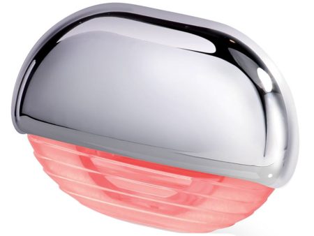 Hella Marine Easy Fit Step Lamp - Red w Chrome Cap [958126201] on Sale