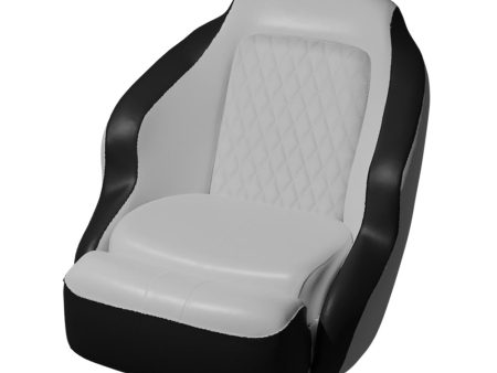 TACO Anclote Diamond Bucket Seat - White Black [BA1-25WHT-BLK] Discount