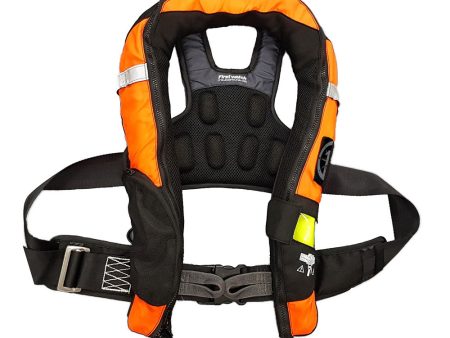 First Watch FW-40PRO Ergo Auto Inflatable PFD w Harness - Hi-Vis Orange  Black [FW-40PROHA-OB] For Sale