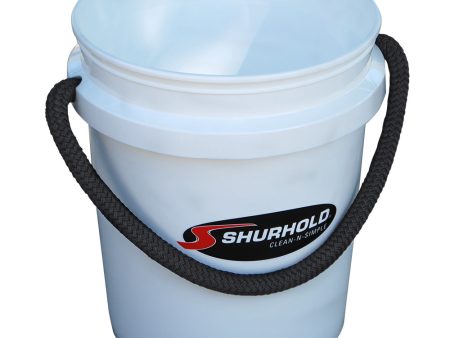 Shurhold Worlds Best Rope Handle Bucket - 5 Gallon - White [2451] For Cheap