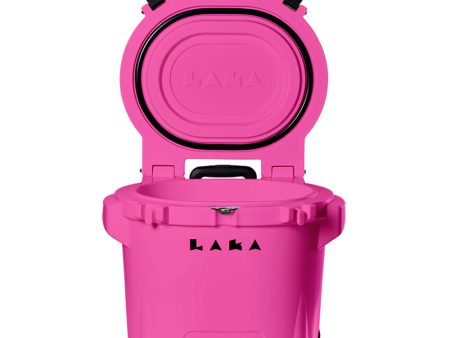 LAKA Coolers 30 Qt Cooler w Telescoping Handle  Wheels - Pink [1081] For Discount