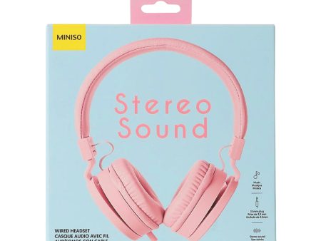 Fashion Foldable Headset for Music Model：HOM001(Pink) Discount