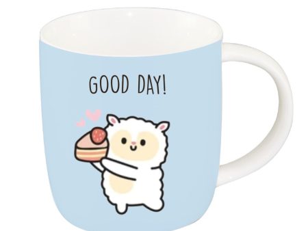 Animal Series Ceramic Cup (350mL, Model B)(Blue) Online Sale